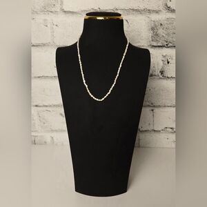 Vintage Freshwater Seed Pearl Necklace w/ Fishhook Clasp – Classic 18”